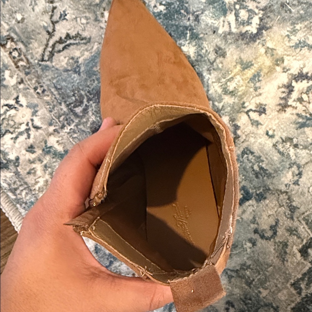 Universal Thread Brown Suede Ankle Booties - Picture 9 of 16